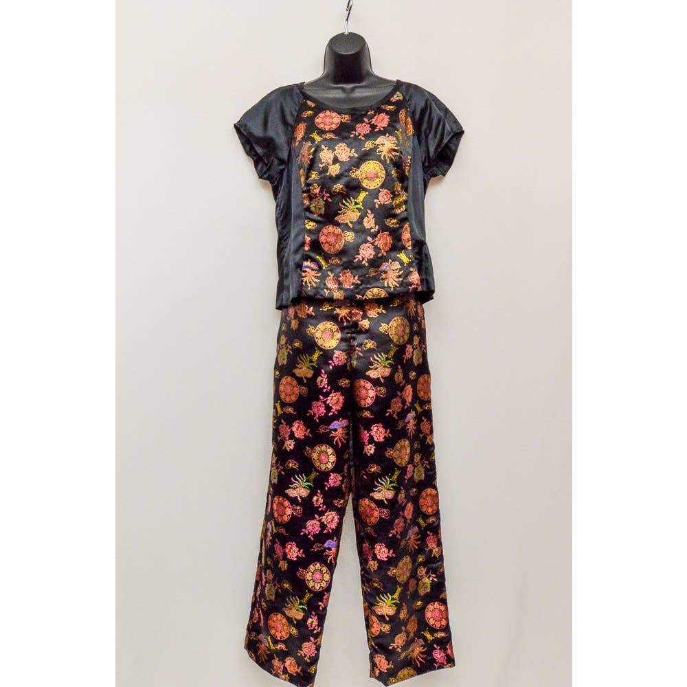 Vintage womens asian sleep set M+ 90s